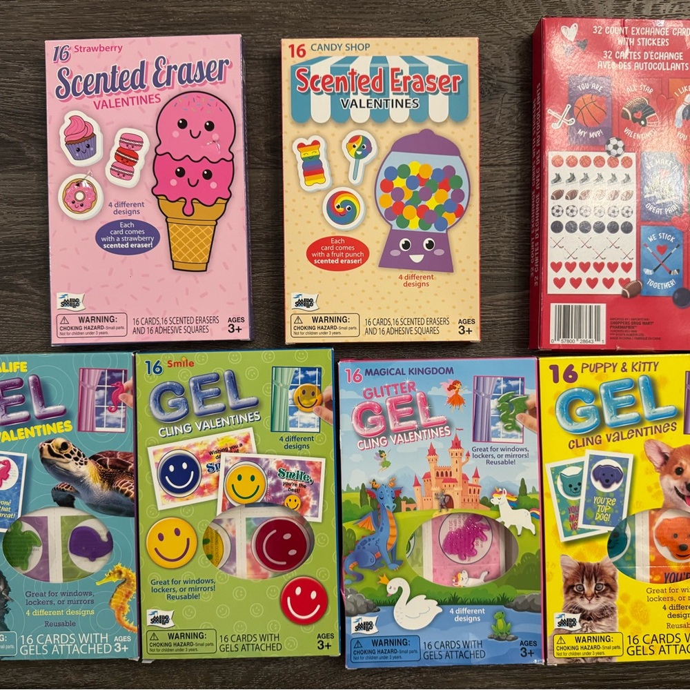 Valentines Cards with surprise toy